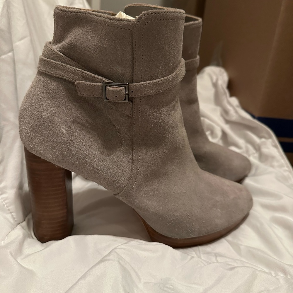 Joie Grey Suede Boots